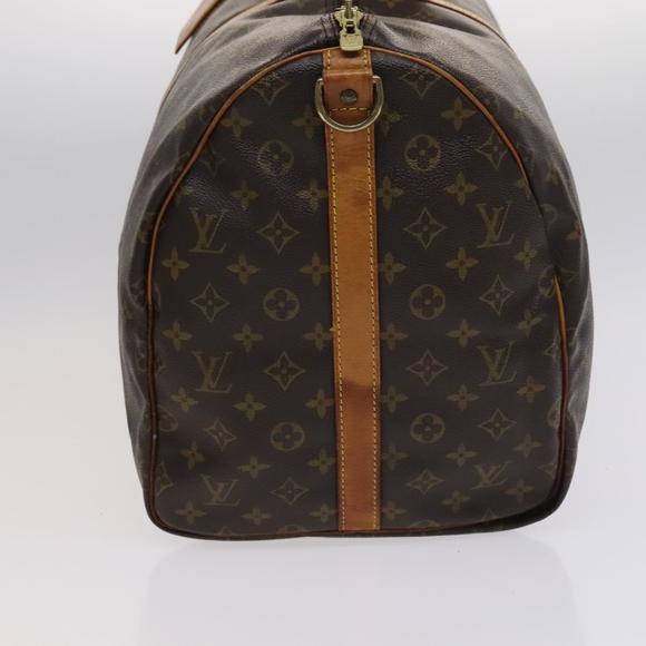 LOUIS VUITTON Monogram Keepall Bandouliere 55 Boston Bag M41414 LV Auth 113224 - Picture 4 of 16